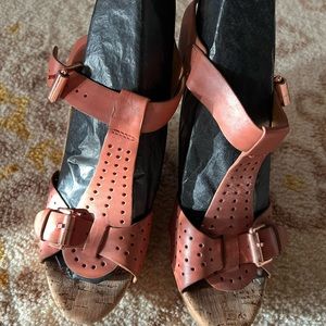 Sam Edelman Cork Wedges - size 6.5